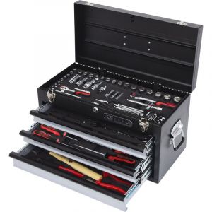 KS Tools 1/4"+3/8" Coffret d'outils universels CHROMEplus, 99 pcs