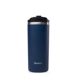 Qwetch Travel mug isotherme bleu - 470ml