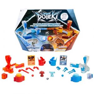 Doteki Battle Pack Multijoueur – Set Champion Heatoru & Arctos, Jeu d’Arène Dynamique pour 2+ Joueurs, Combats Personnalisables, Compatible avec Tous Les Packs, 8 Ans et Plus