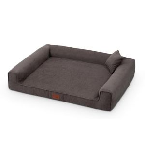Panier | Canapé | Couchage pour chien Sofi |Imperméable | Antidérapant | Déhoussable (XL, Marron)