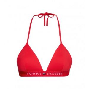 Tommy Hilfiger Haut De Bikini Femme Triangle Rembourr&eacute;, Rouge (Primary Red), L