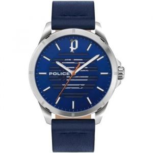 Police Montre - Barwara Pewja2204501 - Homme - Quartz - Acier Inoxydable - Bleu