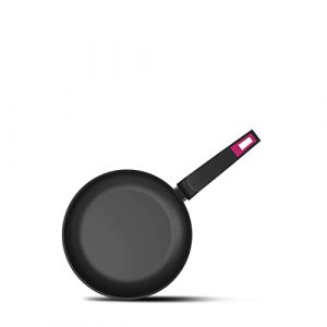 Taurus Best Moments Sartén 18 - Poêle en aluminium forgé, diamètre de 18 cm, poignée ergonomique, convient à tous les types de feux, revêtement anti-adhésif, passe au lave-vaisselle, sans PFOA, noir