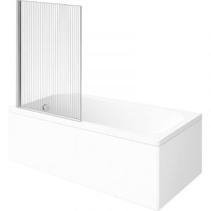 Villeroy & Boch Baignoire droite Architectura acrylique 160 x 70 cm + Pare bain gauche aurys Raywall chrom&eacute;