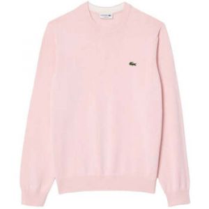 Lacoste Pull droit uni maille de coton bio