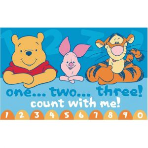 Image de WINNIE COUNT WITH ME en Polypropylène, par Winnie, Tapis moderne