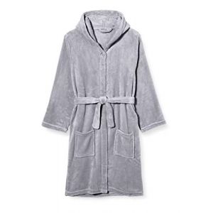 Playshoes Fleece-Bademantel, Morgenmantel Robe De Chambre, Gris (Gris 33), 110-116