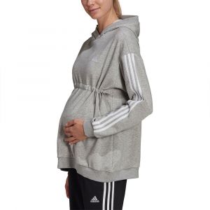 Adidas Sweat à Capuche Maternity 2XS Medium Grey Heather / White