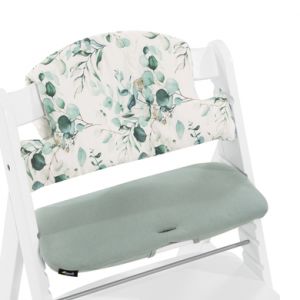 Hauck Coussin d'assise de chaise haute enfant Select Jersey feuilles menthe