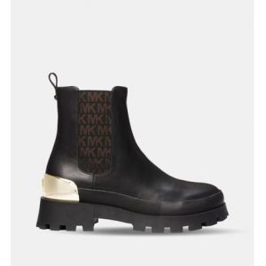 Michael Kors Bottines Rowan en cuir à détails monogrammés Noir Michael - Couleur Noir - Taille 37