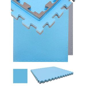 Eyepower Fitnessmatte 2er Set 90x90x2 cm