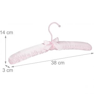 Lot de 5 cintres en satin rose 13_0000731_3