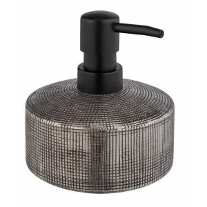 Image de Wenko Distributeur de savon liquide Rivara rechargeable, en c&eacute;ramique de haute qualit&eacute;, distributeur de liquide vaisselle pour la cuisine,