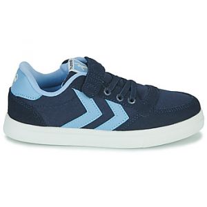 Hummel Baskets basses enfant SLIMMER STADIL LOW JR - Couleur 36,37,38,28,29,30,31,33,34,35 - Taille Marine