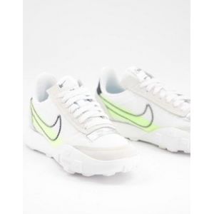 Nike Chaussure Waffle Racer 2X pour Femme - Blanc - Taille 40.5 - Female