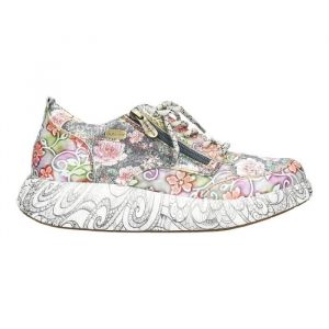 Laura Vita Chaussures &agrave; Lacets Sneaker pour Femmes NIKITO-62, Pointure:39 EU, La Couleur:Gris