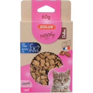 Zolux Mooky Friandises Fourrées pour Chat Stérilisé - 60 gr