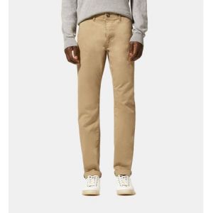 Galeries Lafayette Pantalon chino Kutslim ajusté coton bio stretch Beige - Couleur Beige - Taille XXL