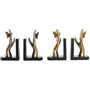 Porte-livre r&eacute;sine DKD Home Decor 22x8,5x17 cm (x2)