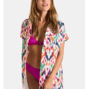 Livia Chemise Cotmakassar Beige - Couleur Beige - Taille S