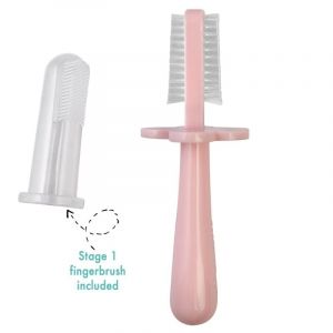 Brosse &agrave; dents ergonomique double face ROSE Grabease