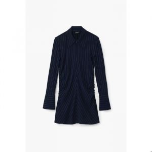 Desigual Robe courte VEST SEATTLE Marine - Taille EU S,EU M,EU L,EU XL