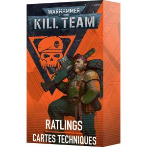 Figurine Games Workshop Warhammer 40k - Kill Team Datacards Ratlings (Fr) (2024)