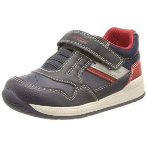 Geox Chaussures basses style running avec détails et bride autoagrippante Bleu - Taille 21