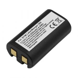 Avizar Batterie pour Étiqueteuse DYMO LabelManager 260P / 280 / PnP Li-ion 7.4V 650mAh Noir