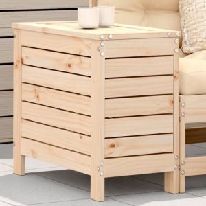 VidaXL Repose-pied de jardin 62x31,5x52 cm bois de pin massif