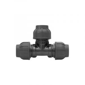 Gebo Raccord en t pour tuyau pe 32 x 25 x 32 mm, réduit avec dvgw 13123225