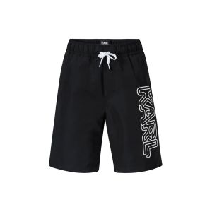 Karl Lagerfeld Short de bain avec imprimé Noir Kids - Couleur Noir - Taille 14-16 ans