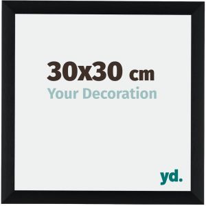 Yd. - Your Decoration - 30x30 cm - Cadres Photos en Aluminium Avec acrylique - Anti-Reflet - Excellente Qualit&eacute; - Noir Bross&eacute; - Cadre Decoration
