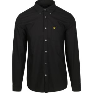 Lyle & Scott Shirt Plain Oxford noir Noir taille XXL