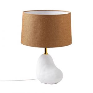 TechBrey Lampe &agrave; Poser Ceramique Bulga Blanc