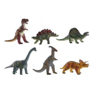 Figurine DKD Home Decor Dinosaure (x6)