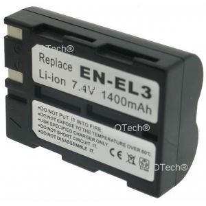 Otech Batterie Appareil Photo pour Nikon En-el3