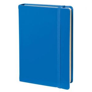 Quo Vadis 237944Q - Carnet 10x15 uni Habana, coloris bleu, fermeture à élastique
