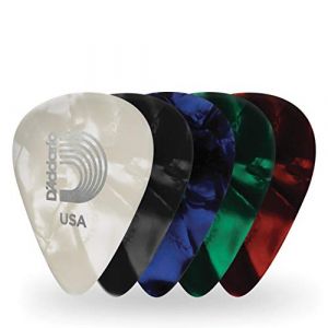 Planet Waves D'Addario 1CAP4-10 assortiment de 10 médiators pearl celluloïd medium