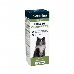 Biocanina Huile de Chanvre 5% pour chat