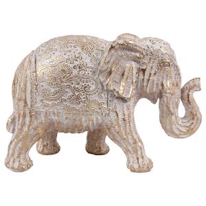 Signes Grimalt Statue By SIGRIS Figure d'éléphant Ethnique 024542 Blanc