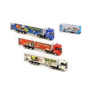 Mercier Camion En M&eacute;tal - Camion De 21 Cm - Bleu - Int&eacute;rieur - Enfant - 2 Mod&egrave;les