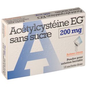 E.G. Labo Acetylcysteine EG s/s 200 mg - 18 Sachets