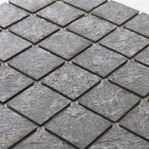 Image de U tile Mosa&iuml;que en pierre naturelle 100 x 50 cm carreau 5 x 5 cm roc de mer