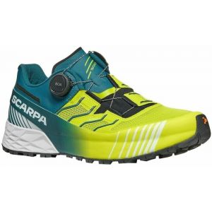 Image de Scarpa Ribelle Run Kalibra HT - Chaussures trail homme Lime Green Deep Lagoon 42.5