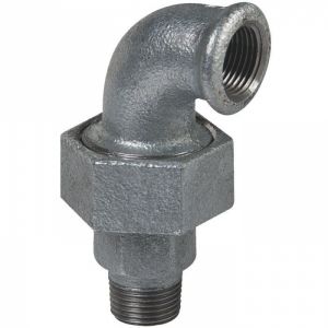 Virfollet COUDE-UNION FONTE MALLÉABLE 98 GALVANISÉE MF 26X34 RÉF. 09825005