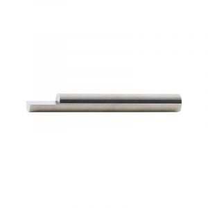 Wilke Ébauche de lancette en carbure monobloc, forme A, une face ébauchée, Ø - h6 : 4,0 mm, Long. totale 50 mm, Long. coupe 6 mm