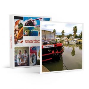 Smartbox Coffret Cadeau - 2 jours insolites sur le canal du Rhône à bord d'une péniche avec verre de bienvenue- Séjour
