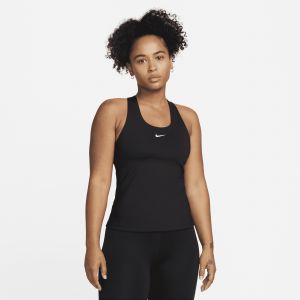 Nike D&eacute;bardeur de sport rembourr&eacute; &agrave; maintien normal Swoosh pour femme - Noir - Taille XXL (FR 54-56) - Female