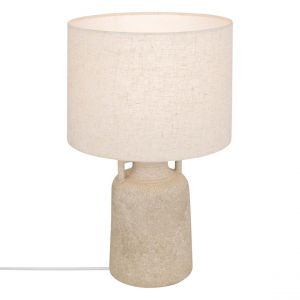 Atmosphera Lampe à poser champignon secteur Gibus gris H45,5cm créateur d'intérieur